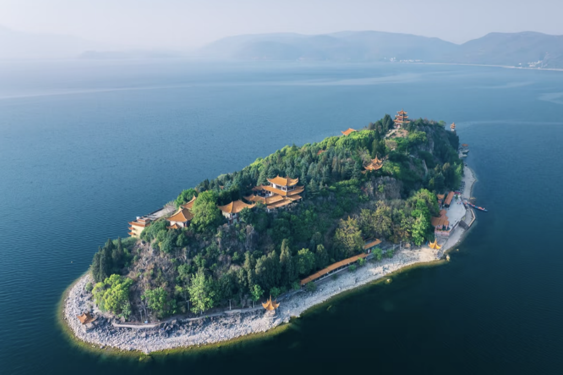 Solitary Mountain Island